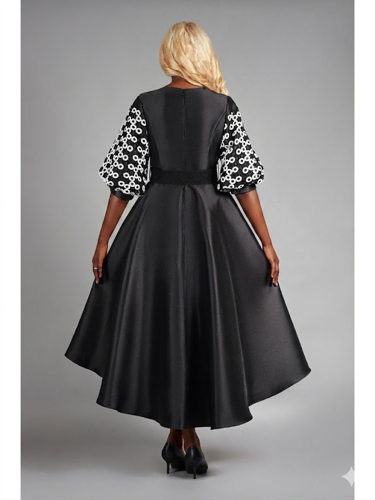 Two - tone Crochet in Circles A - line Drs - Plus - Especially Yours