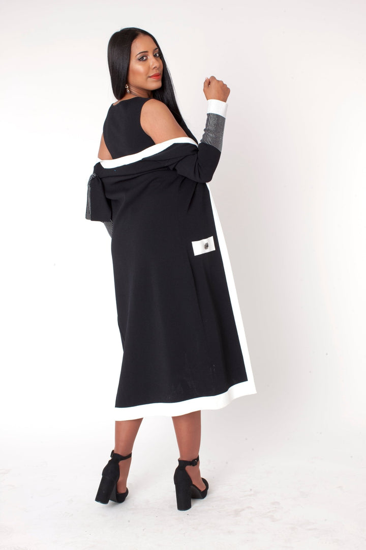 Camille Trim Knit Jacket Dress - 5312 - Especially Yours