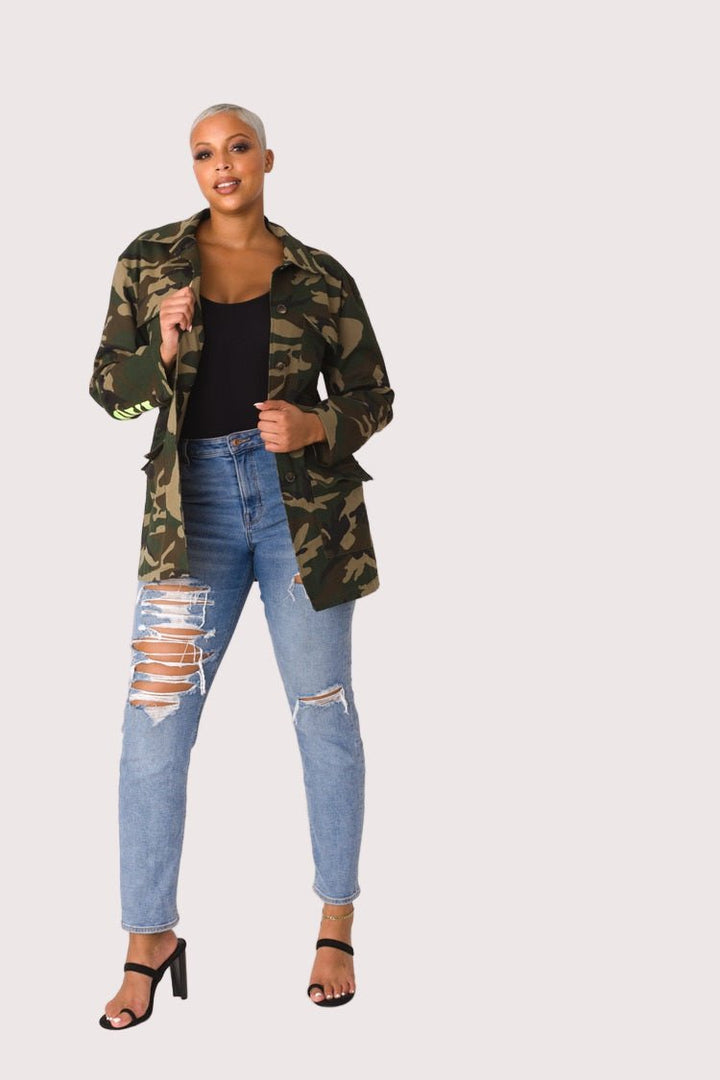 Camo Utility Jacket - 81887 - Especially Yours