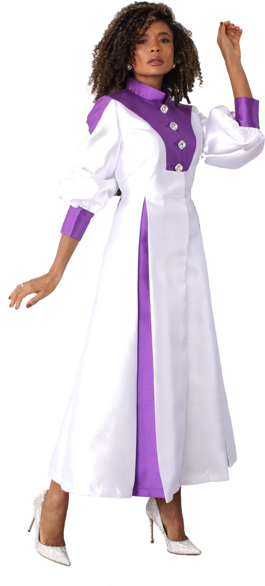 cassock robe front view