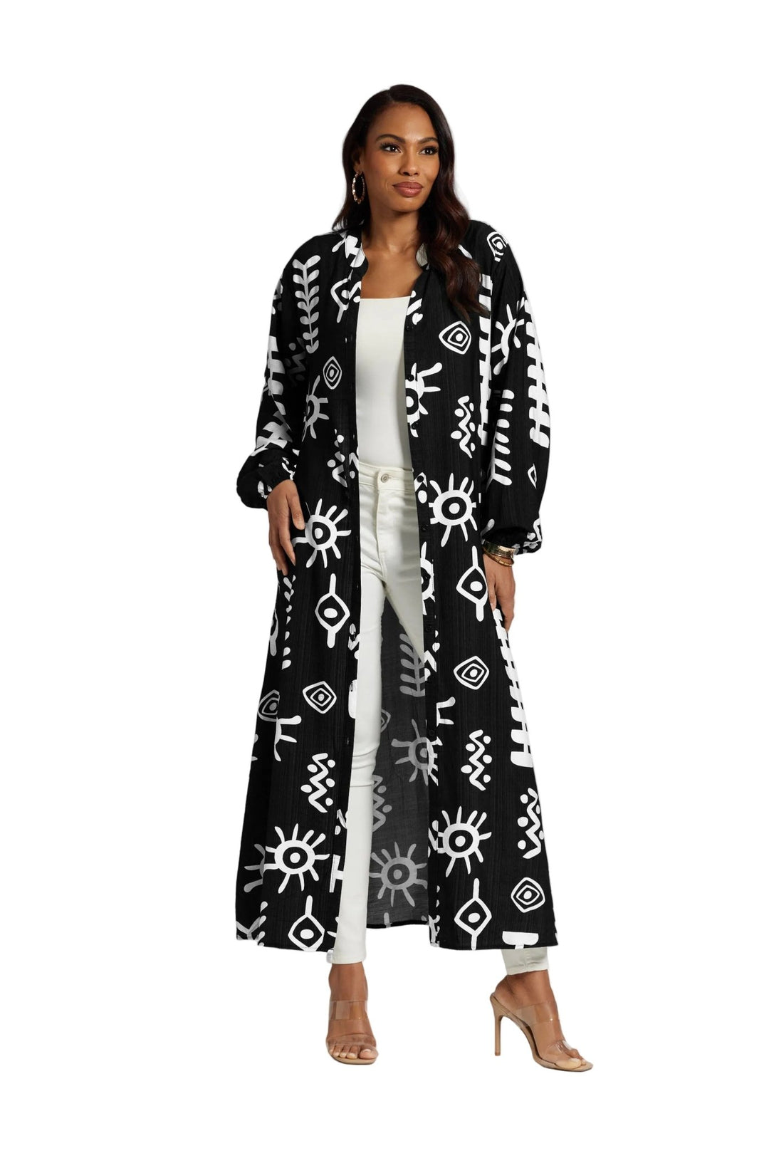 casual button front dress women