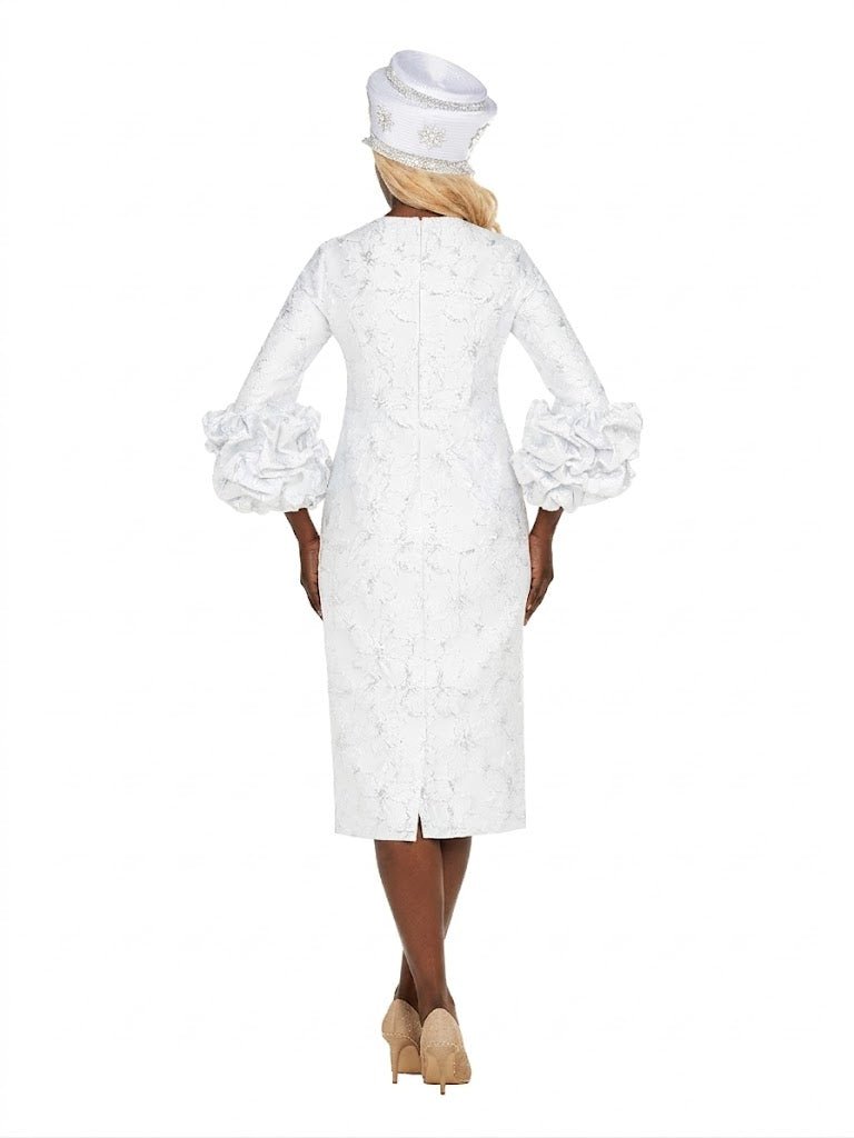 Brocade Shift Drs w/ Exaggerated Balloon Cuffs - Especially Yours