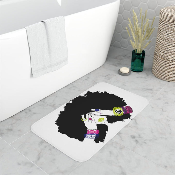 Shanell White Bath Mat - Especially Yours