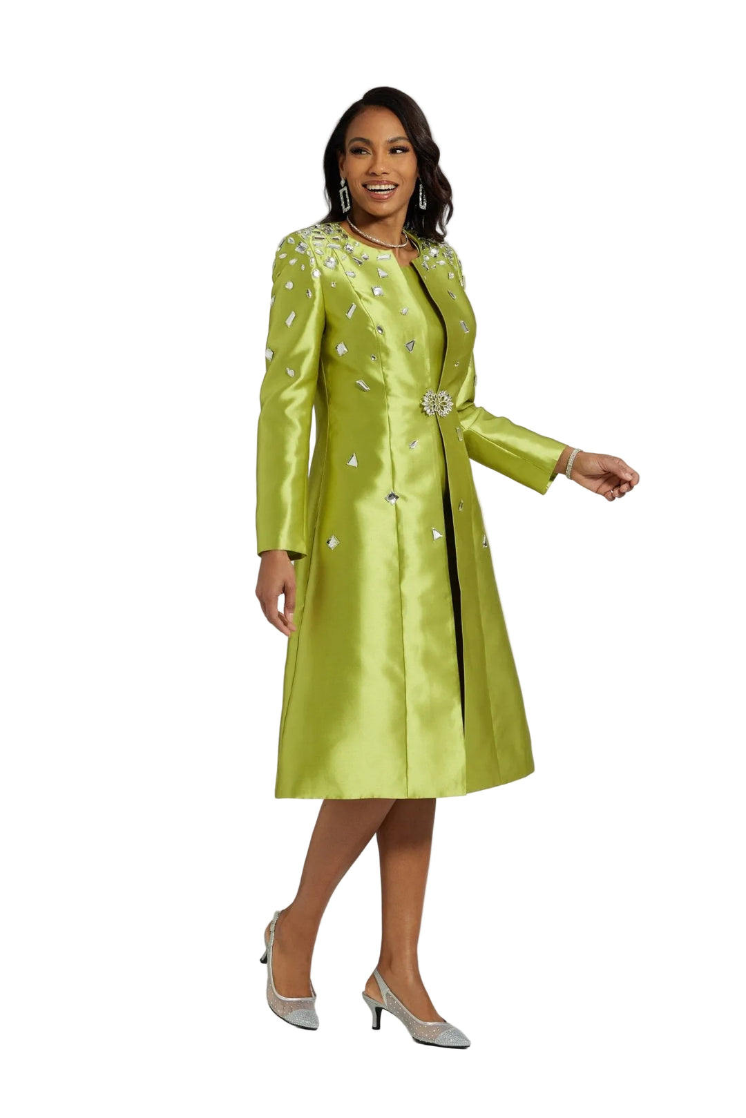 Just One Look Jacket Dress | EY Boutique Kiwi S0072 / 20W Just One Look Jacket Dress | EY Boutique Kiwi S0072 / 20W