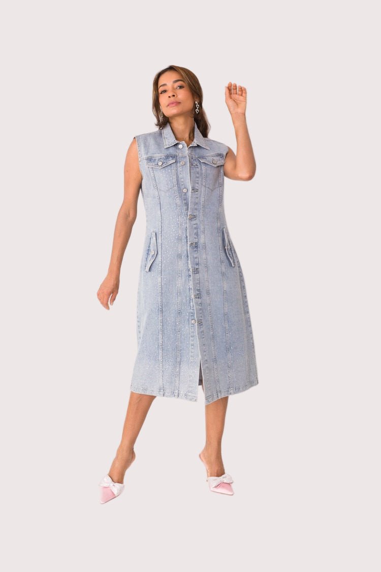 Denim Dress - 82310 - Especially Yours