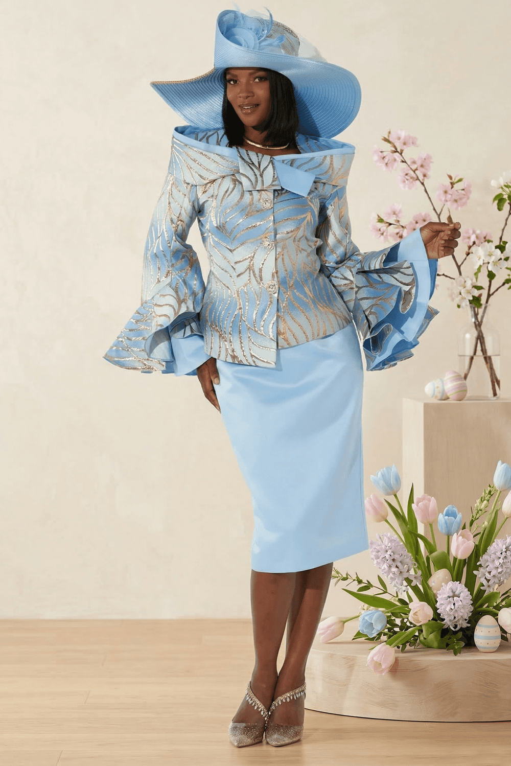 A Splendor of Leaves Suit by EY Boutique - Especially Yours