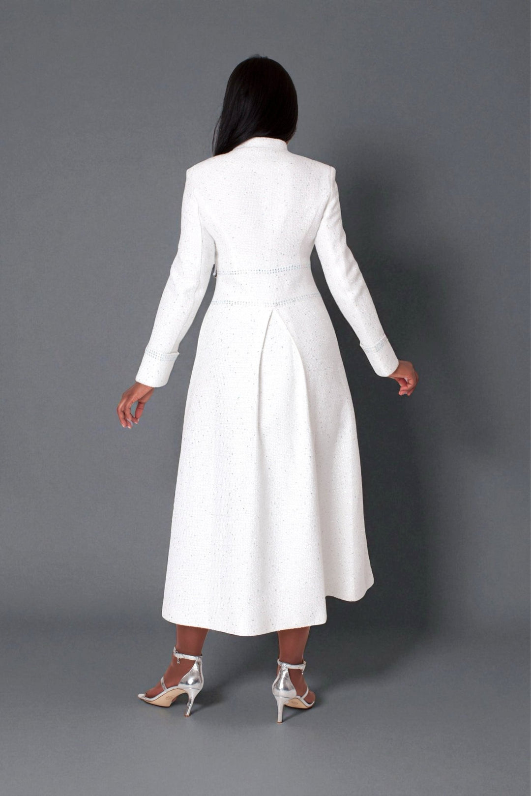 Elegant Plus Size Tweed Robe - 41032W - Especially Yours