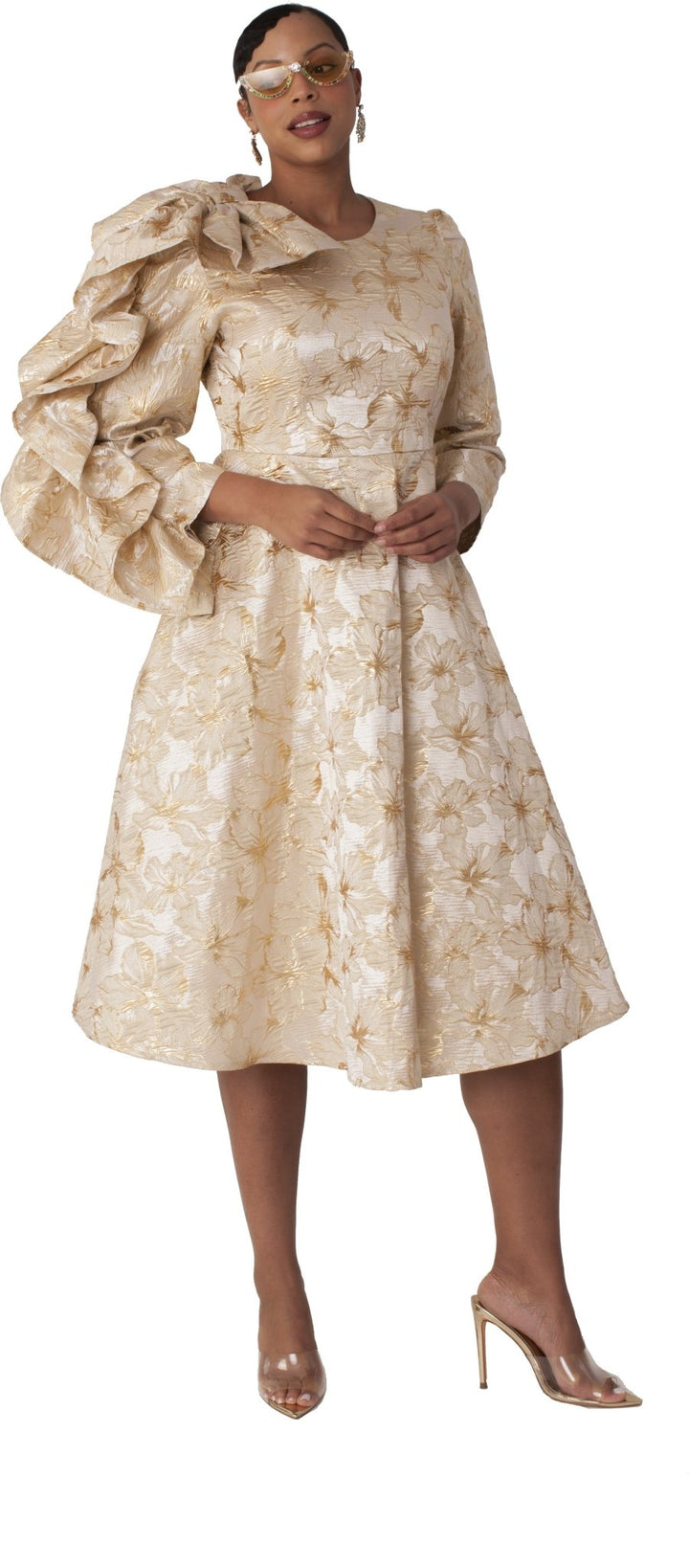 Floral Fit & Flare Dress - 9724 - Especially Yours