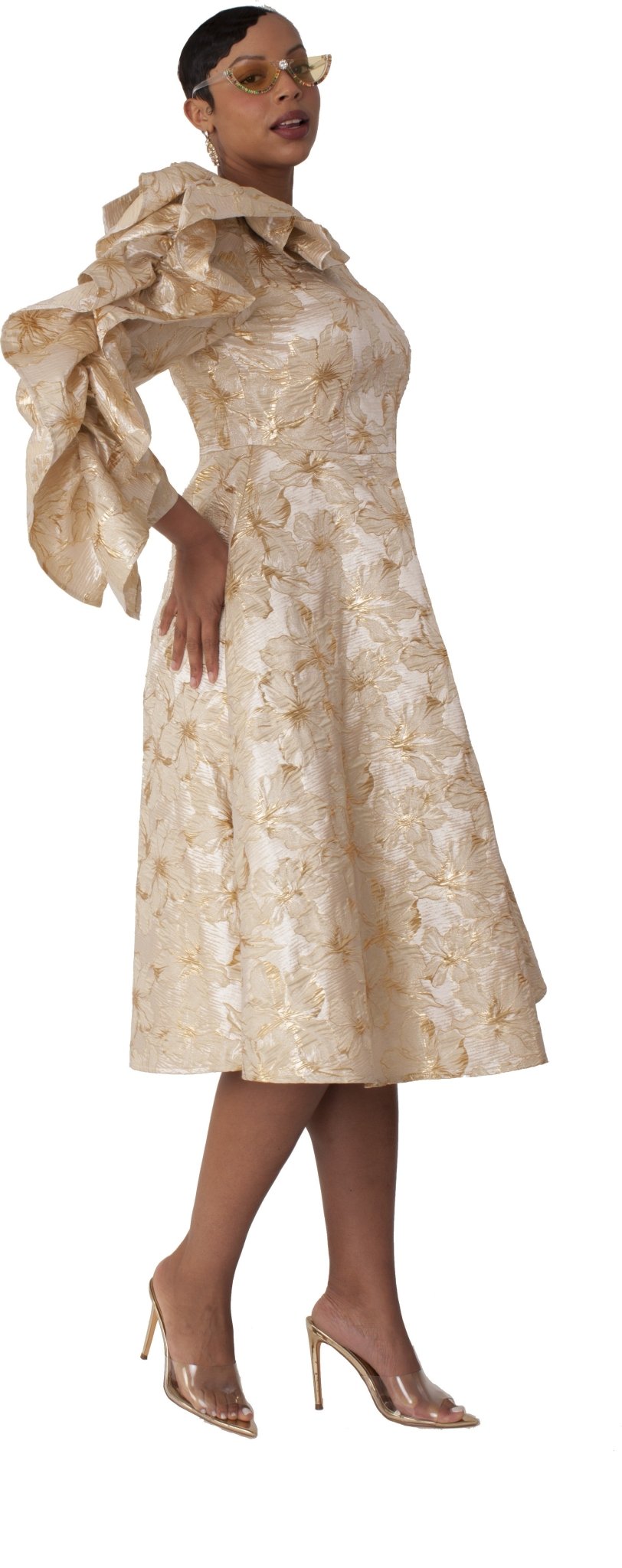 Floral Fit & Flare Dress - 9724 - Especially Yours