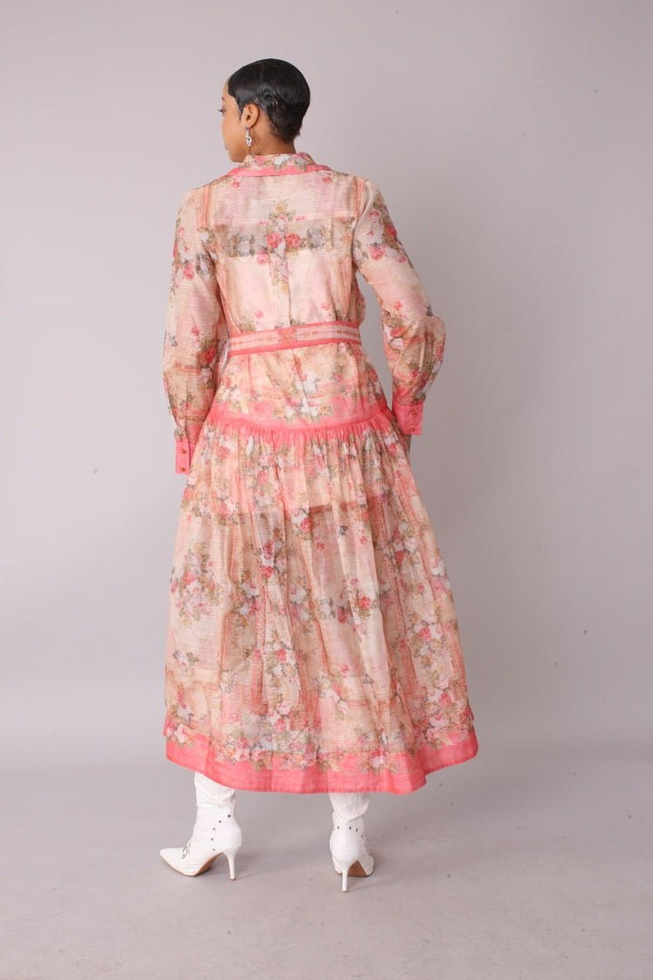 Floral Print Shirt Dress - 82507 - Especially Yours