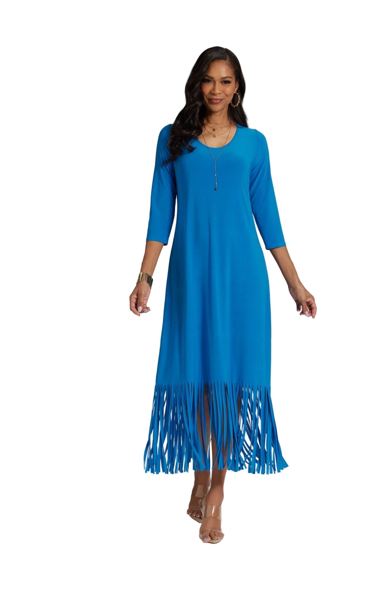 Fringe In Motion Maxi Dress | Studio EY – Especially Yours