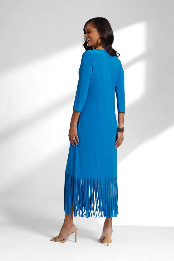 fringe maxi dress front view
