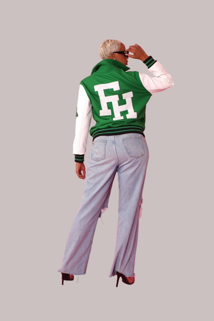 Green Varsity Jacket - 82152 - Especially Yours