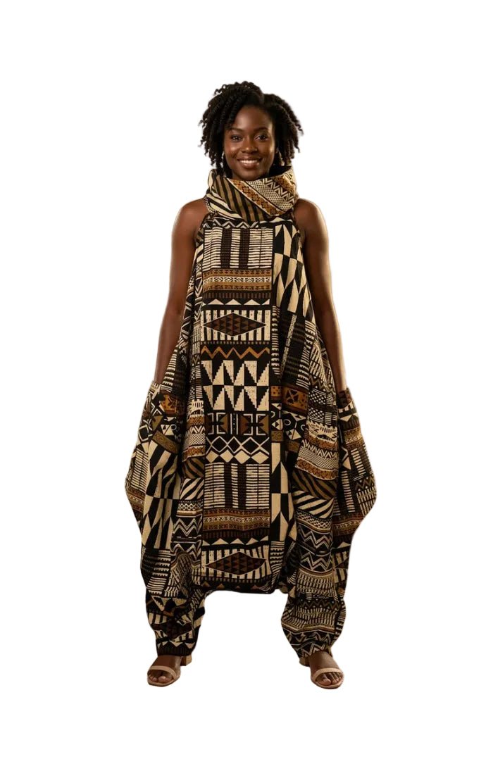 Cultural Convertible Jumpsuit Dress by Studio EY - Especially Yours