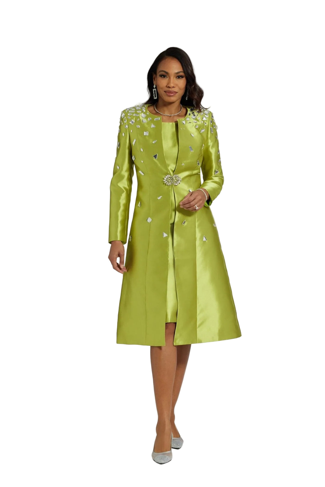 Just One Look Jacket Dress | EY Boutique Kiwi S0072 / 20W Just One Look Jacket Dress | EY Boutique Kiwi S0072 / 20W