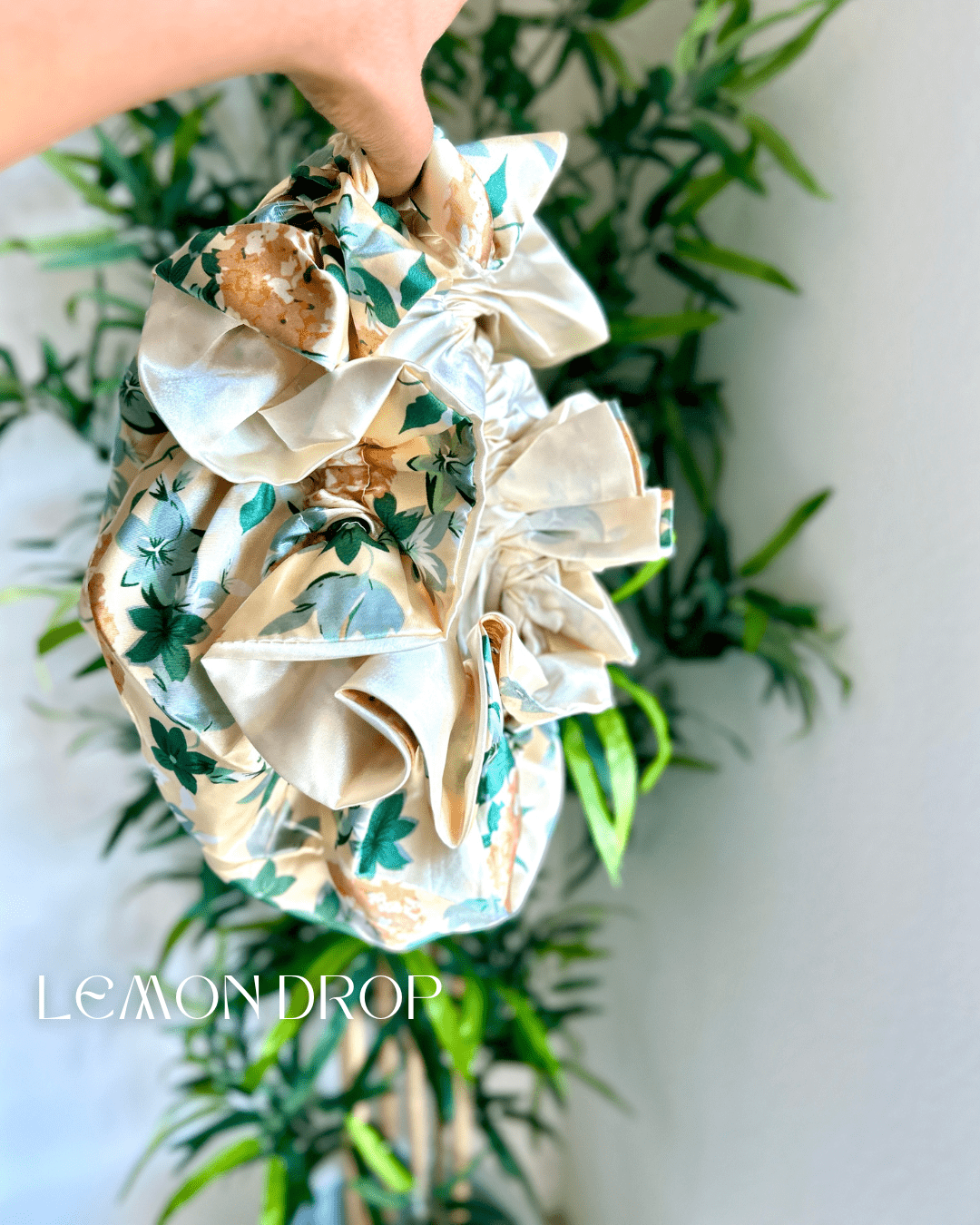 Garden Peach All Satin Bonnet - Especially Yours