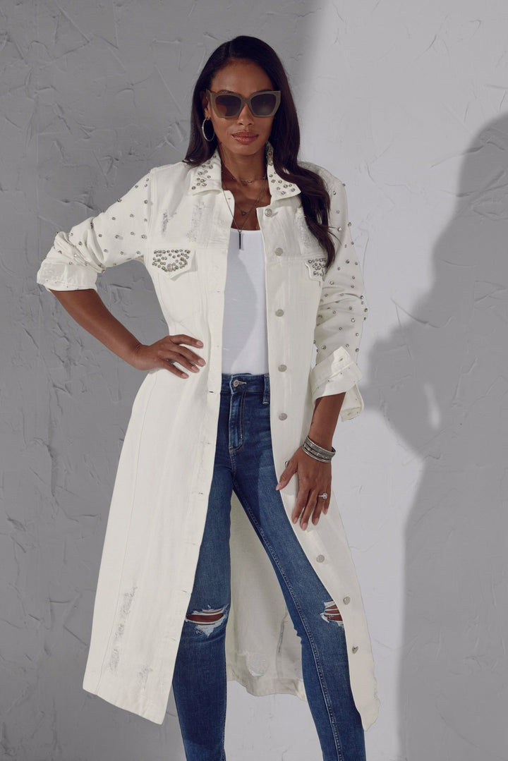 long denim duster women