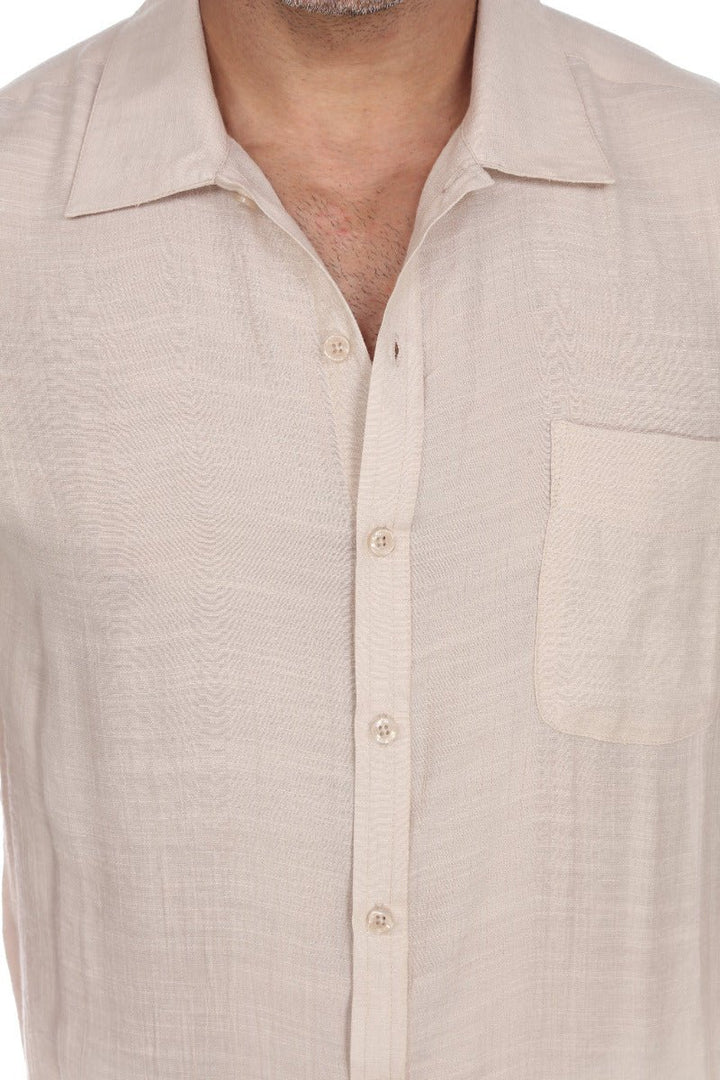 Men's Beach Casual Short Sleeve Button Down Shirt - Especially Yours