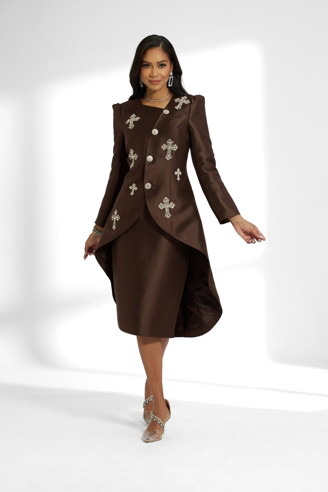 modest suit for church events