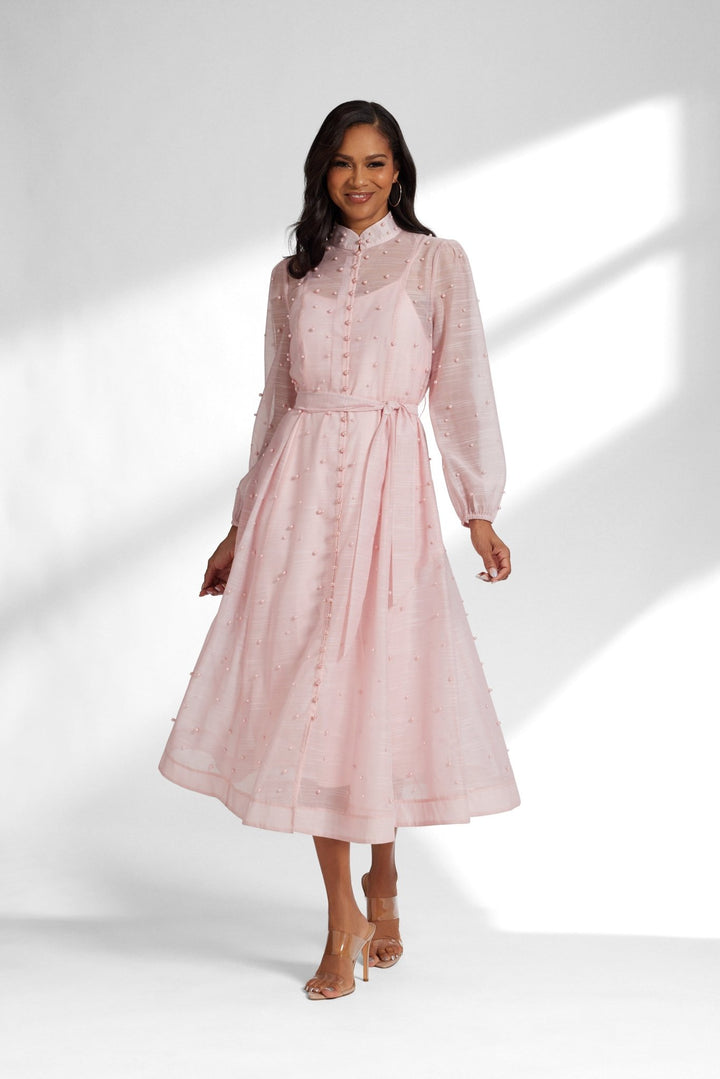 pearls of wisdom dress front view