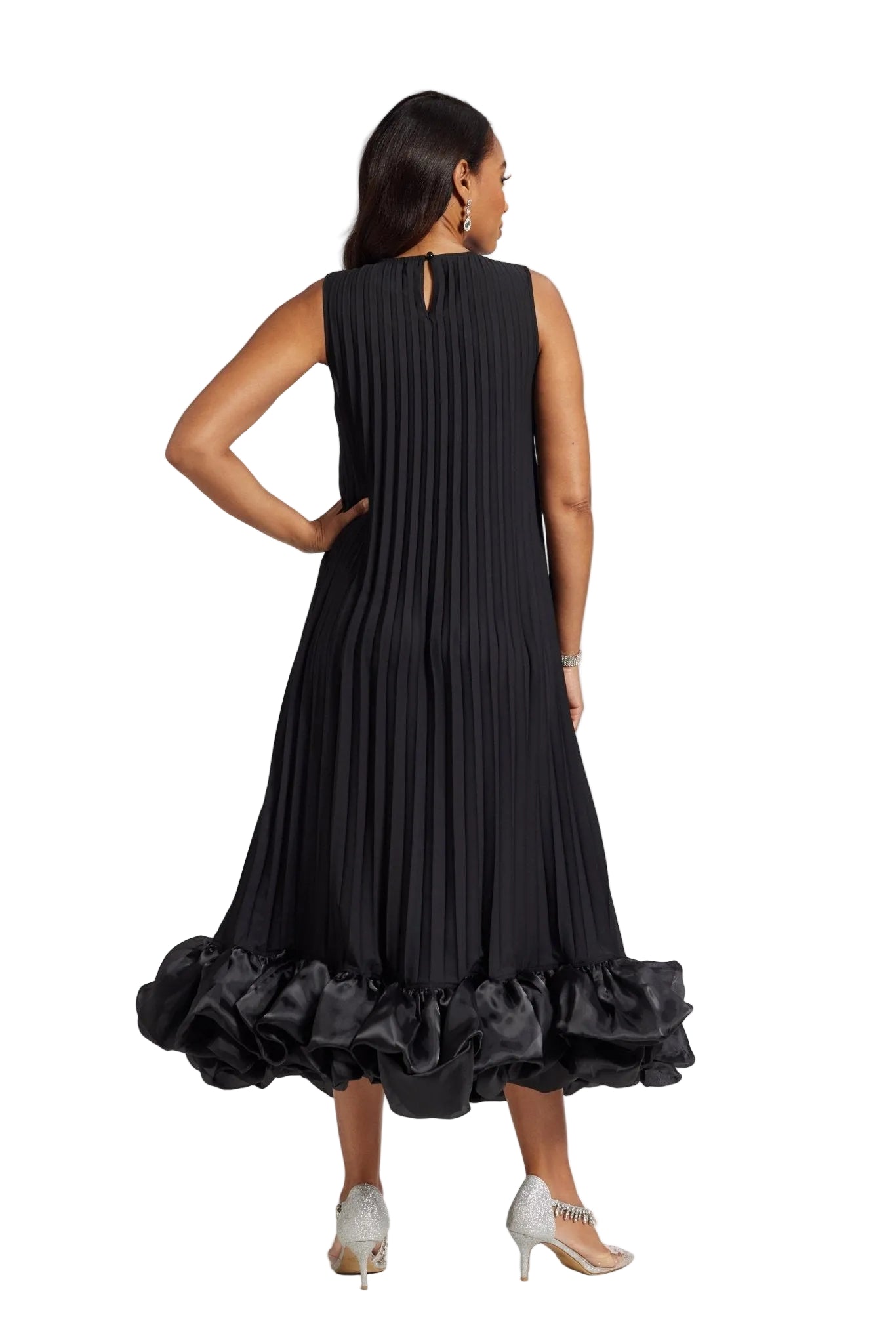Pleats 'N' Ruffles Maxi Dress | Studio EY – Especially Yours