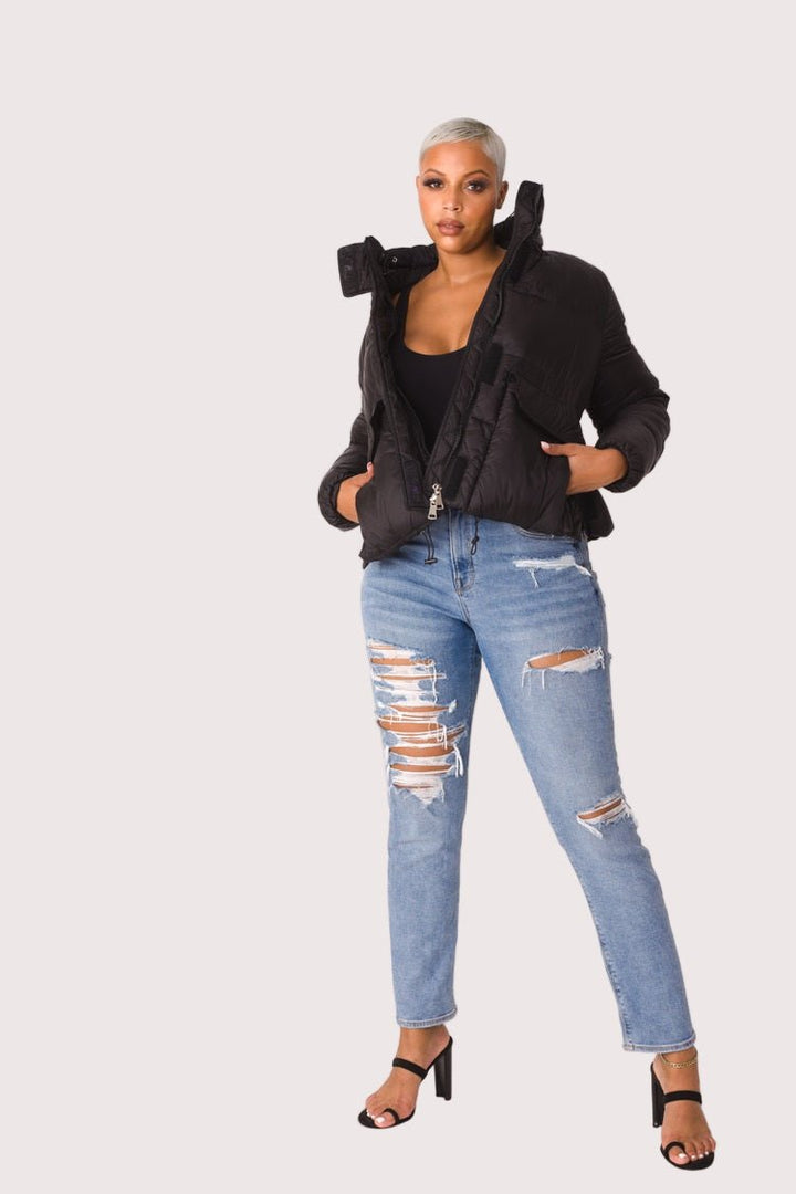 Plush Puffer Jacket - 81876 - Especially Yours