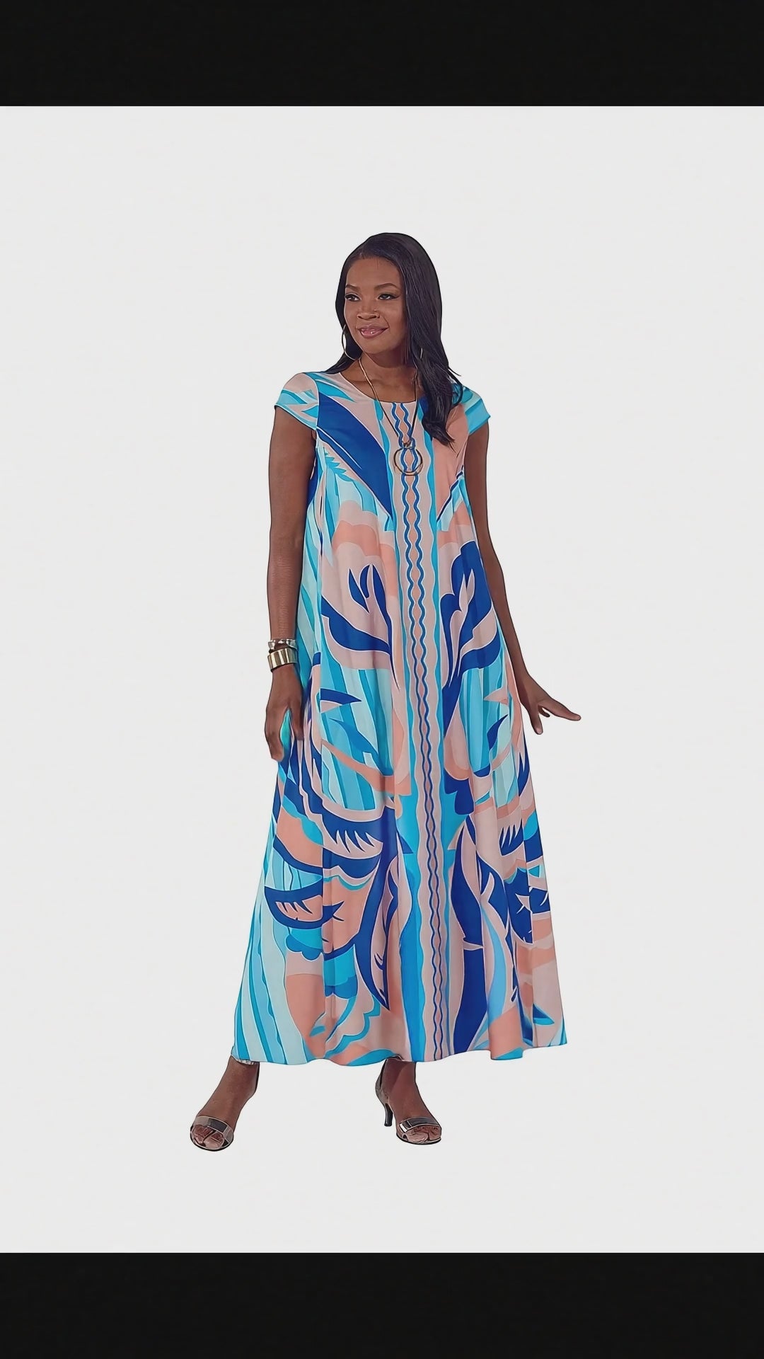 SUPREME PETALS MAXI DRESS