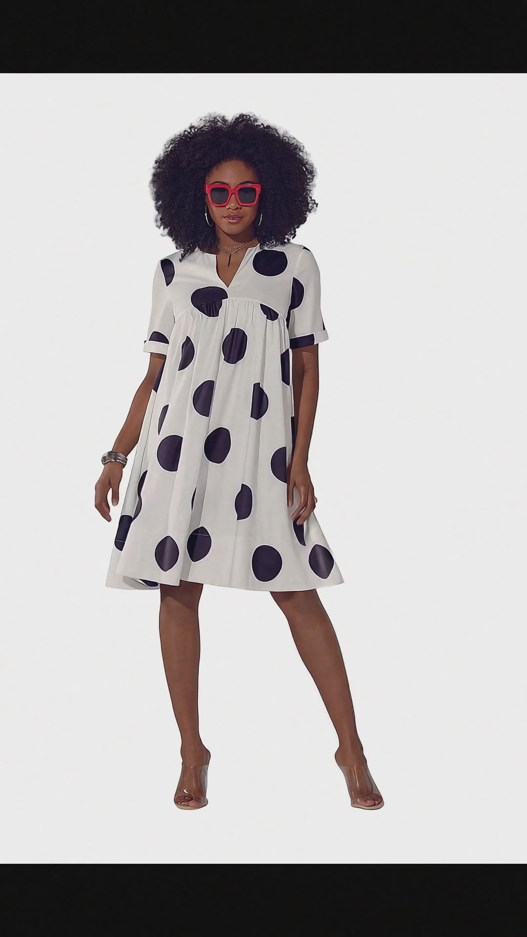 Big on Dots Swing Dress by Studio EY