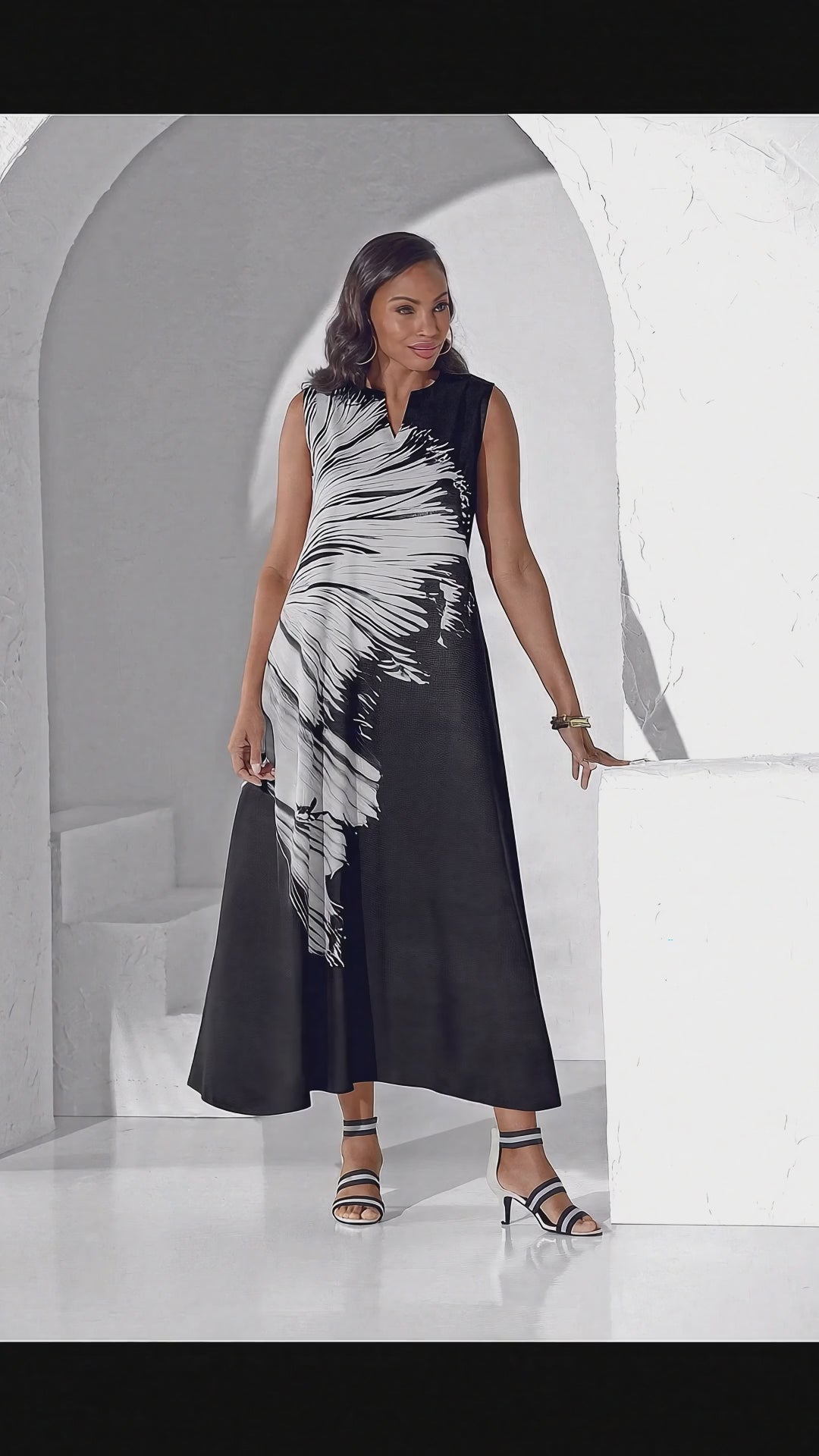 A Burst of Blossom Maxi Dress by Studio EY