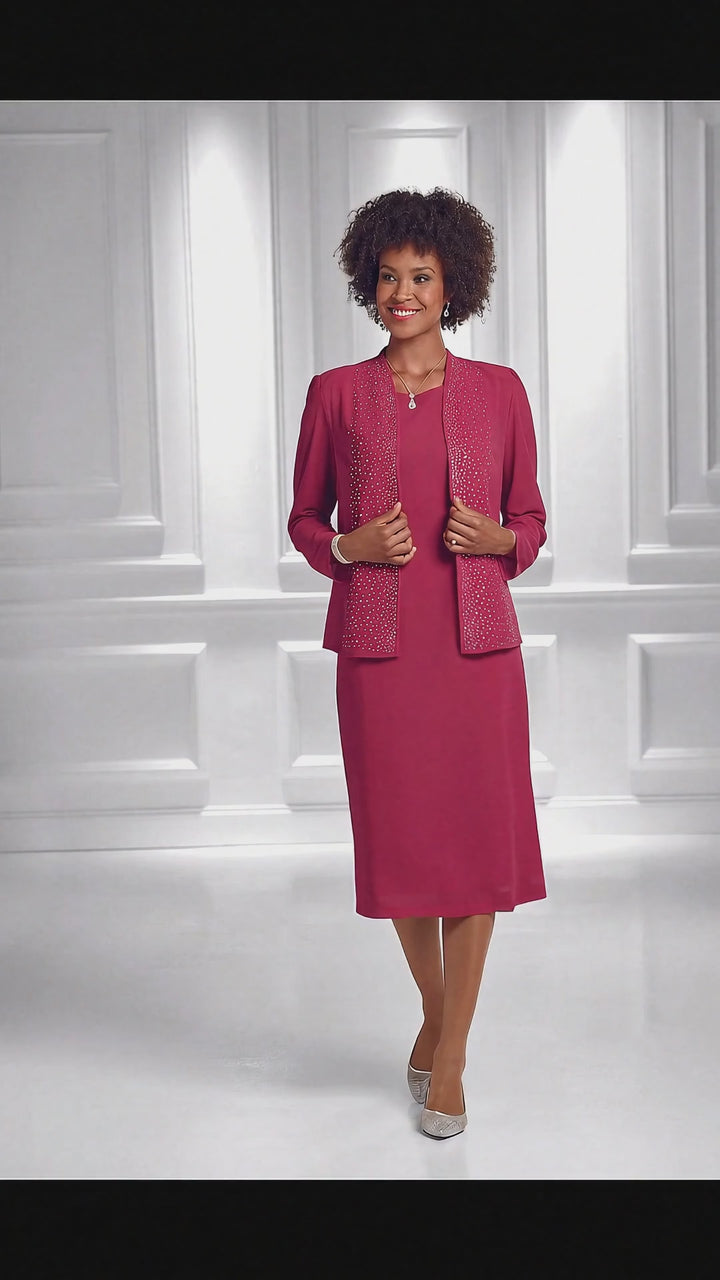 Lines of Shine Jacket Dress by EY Boutique