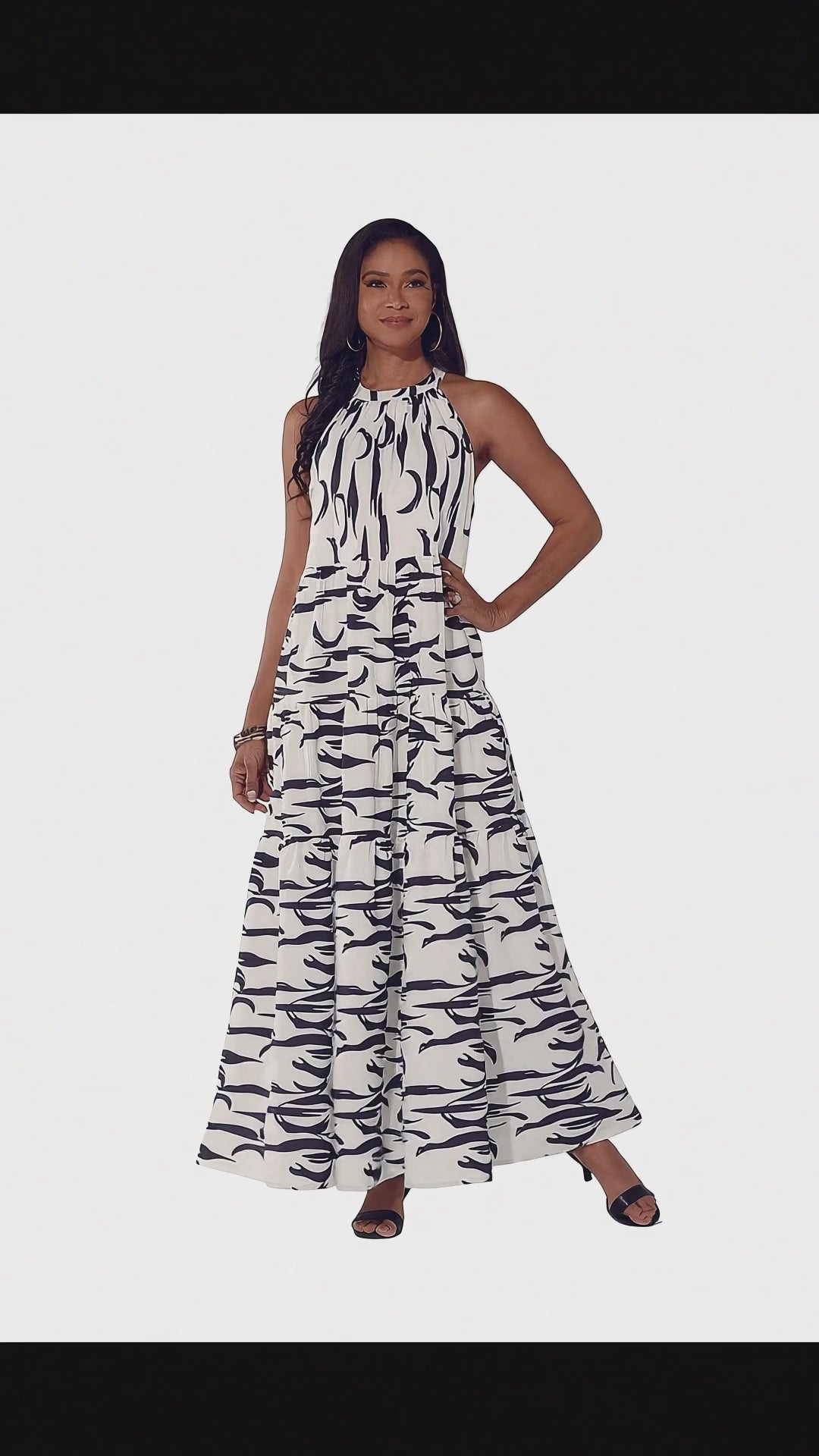 Wear All Over Print Maxi Dress by Studio EY