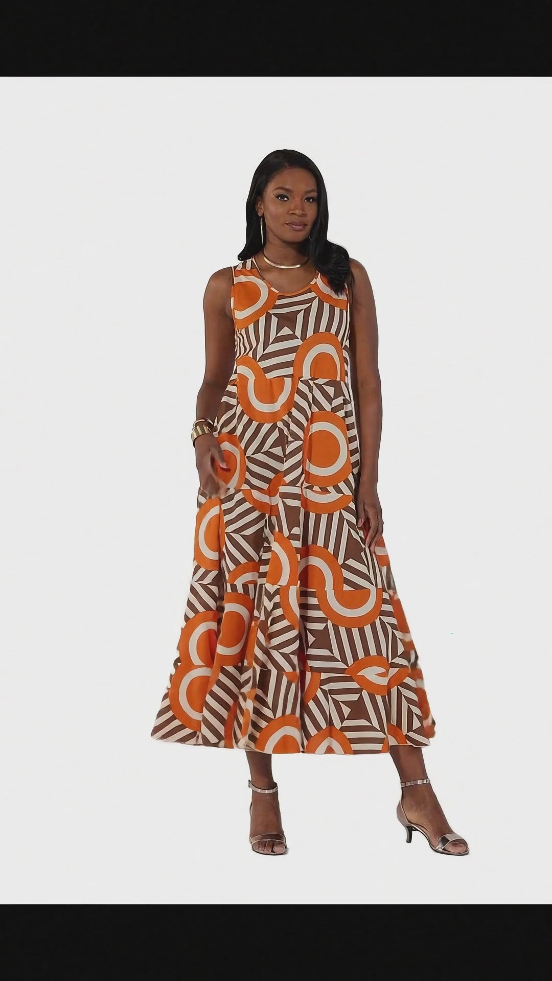 Authentic Geo Print Dress by Studio EY