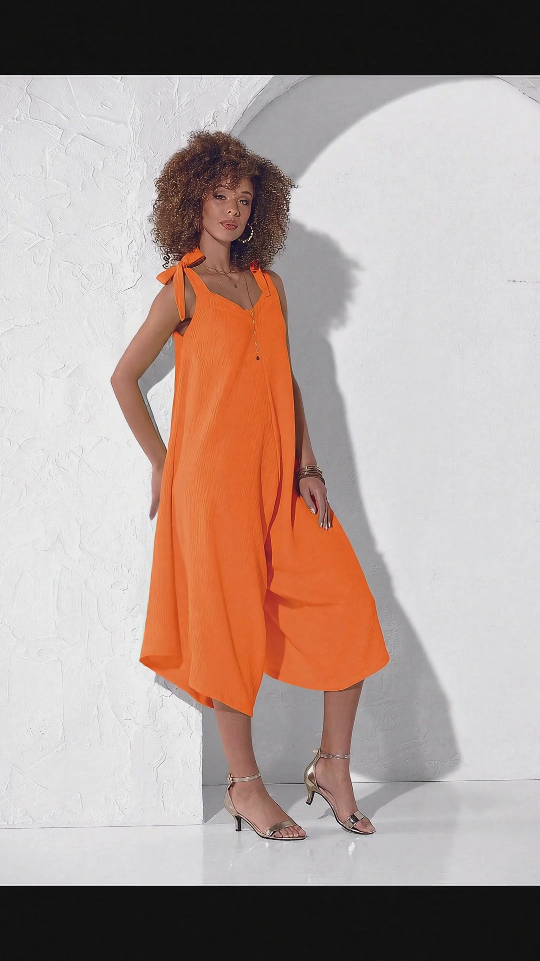 Flowy Gauze Jumpsuit by Studio EY