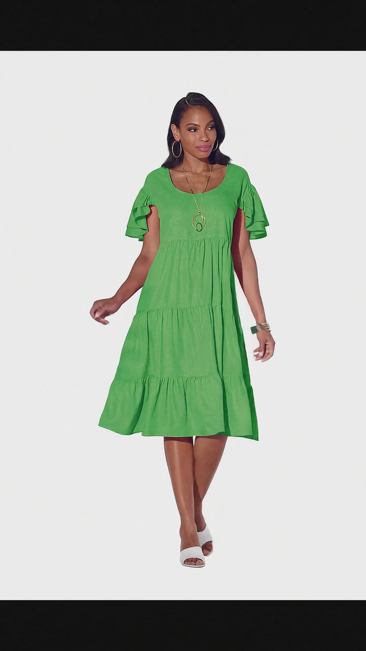 Triple Tiered Dress by Studio EY