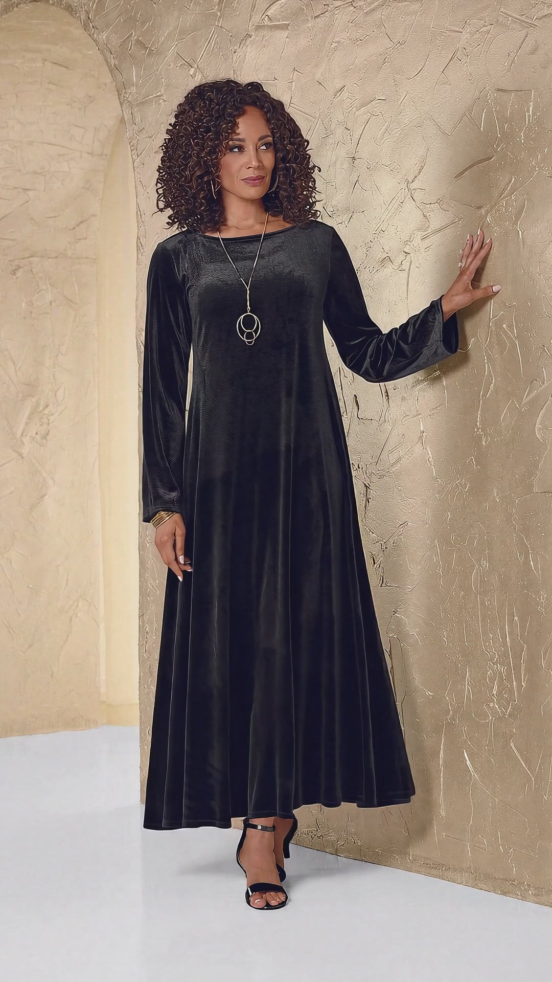 Very Velvety Maxi Dress by Studio EY