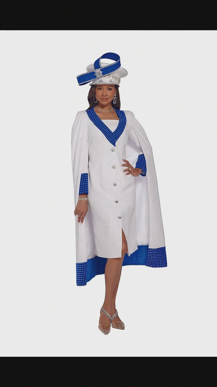 New Horizon Cape Dress by Lisa Rene Black Label