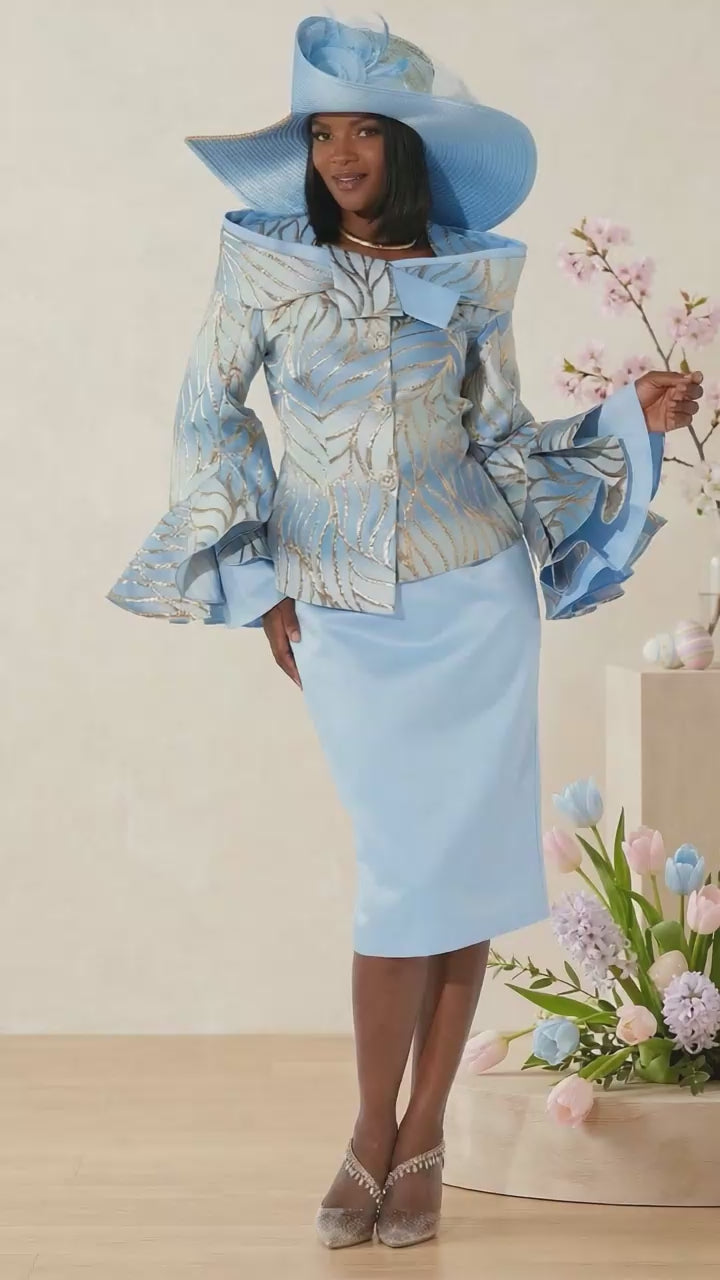 A Splendor of Leaves Suit by EY Boutique