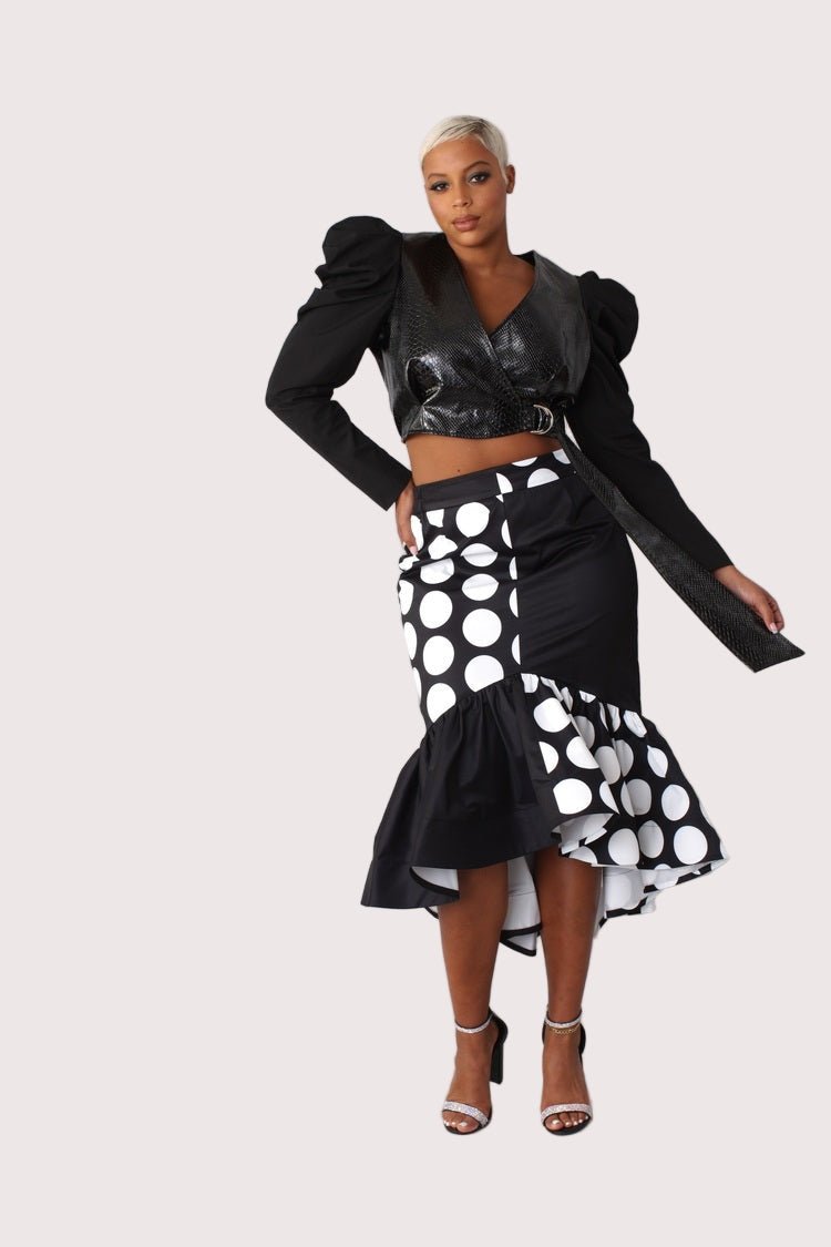 Printed High Low Skirt - 81786 - Especially Yours