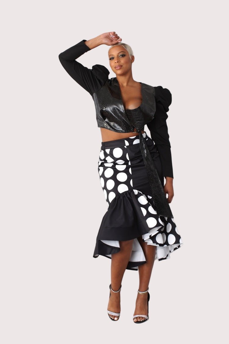 Printed High Low Skirt - 81786 - Especially Yours