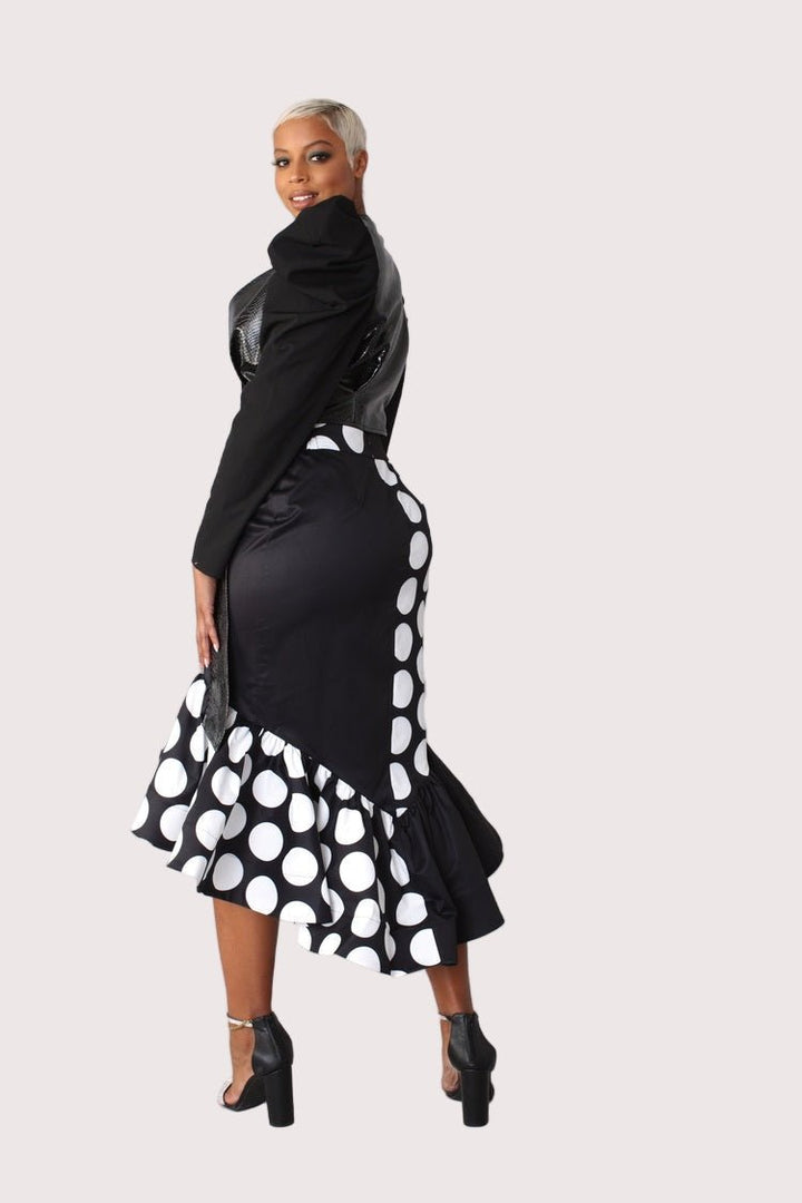Printed High Low Skirt - 81786 - Especially Yours