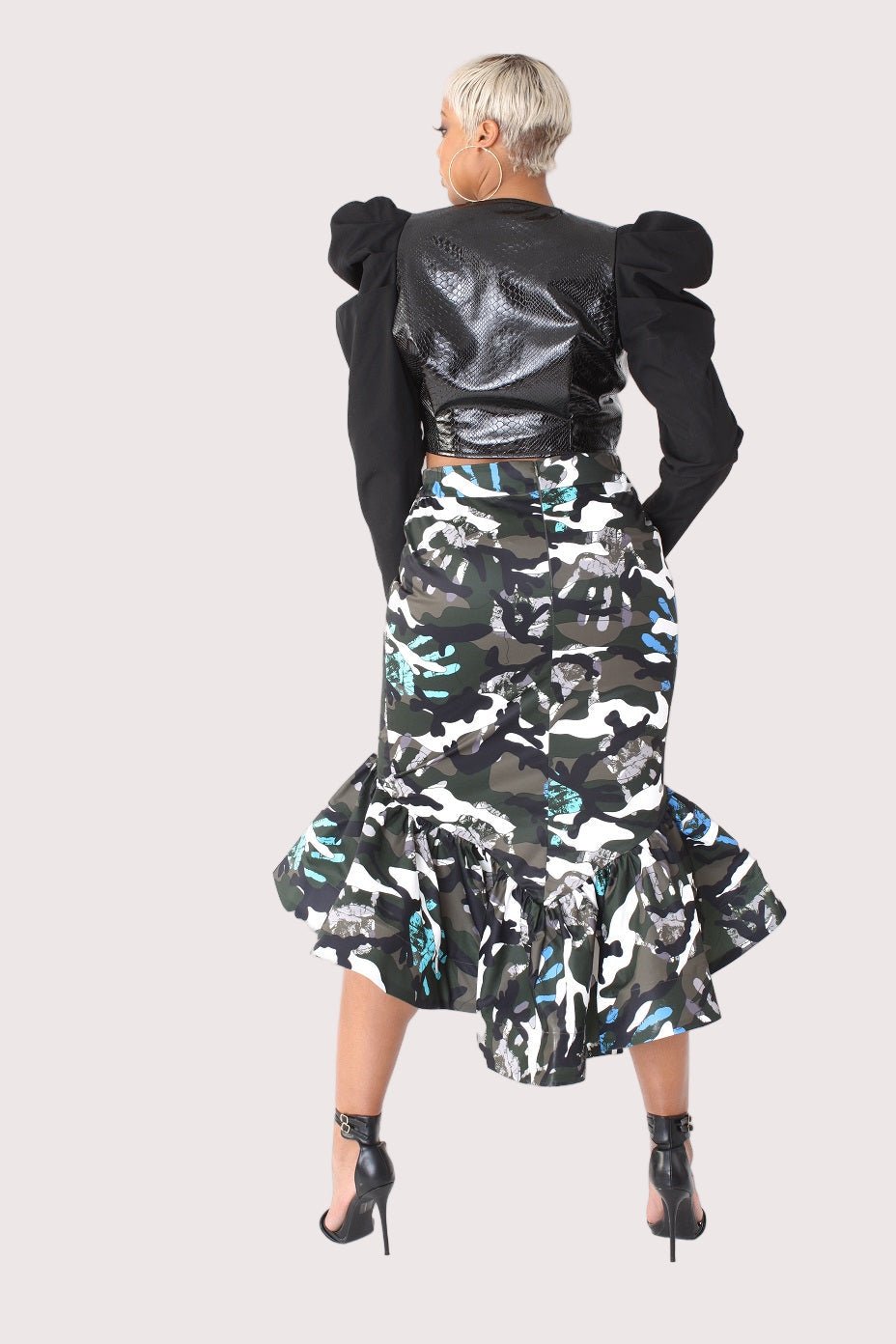 Printed High Low Skirt - 81786 - Especially Yours