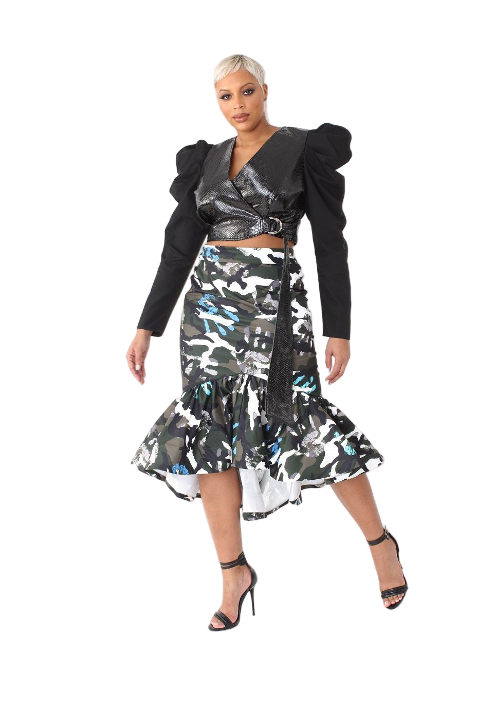 Printed High Low Skirt - 81786 - Especially Yours