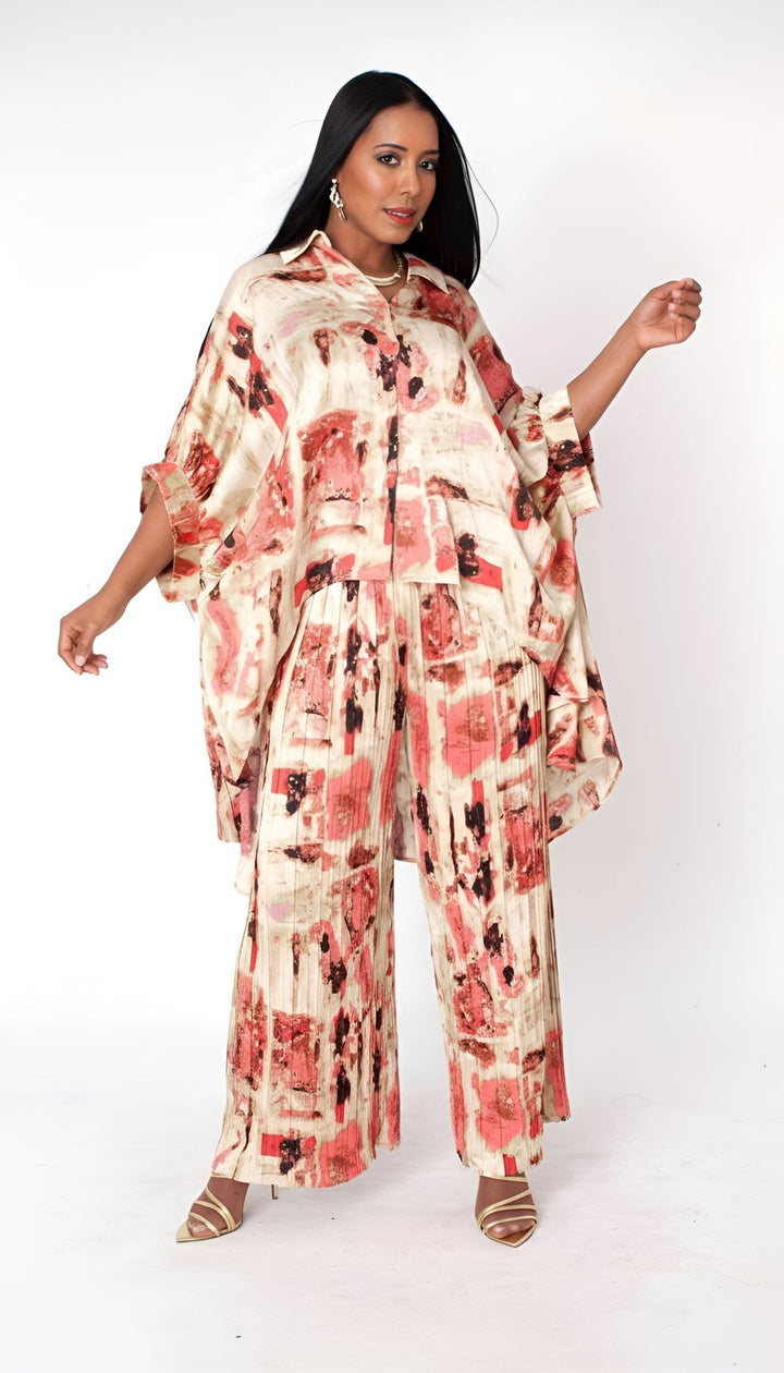 Printed Lounge Pant Set - 82797 - Especially Yours