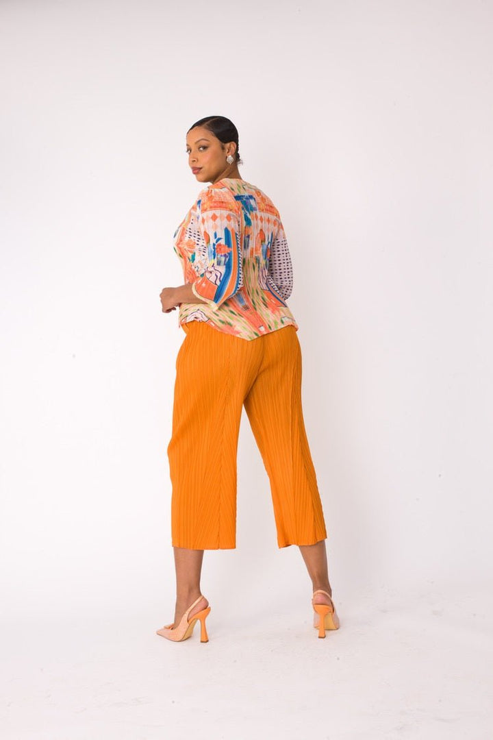 Printed Top and Palazzo Pants Set - 82763 - Especially Yours