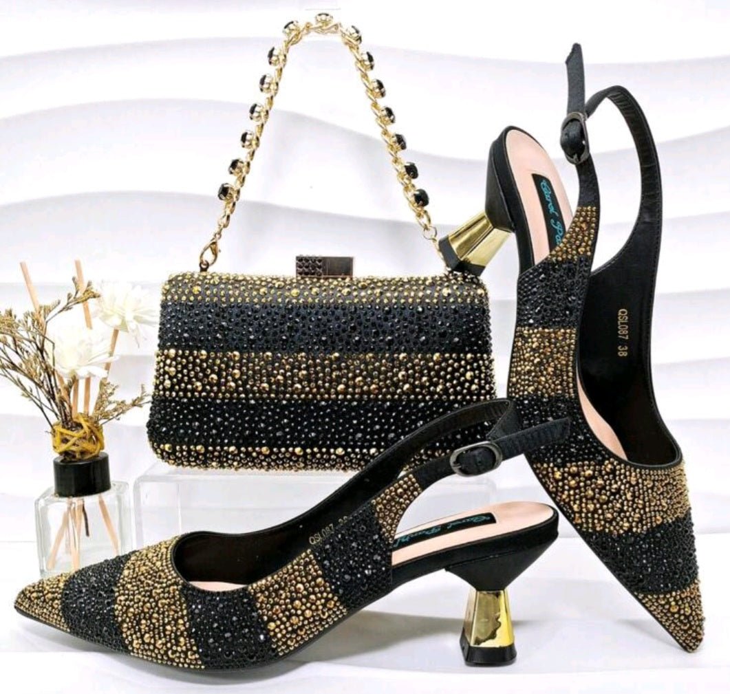 Ladies Shoes With Matching Bag Set - ED101 - Especially Yours