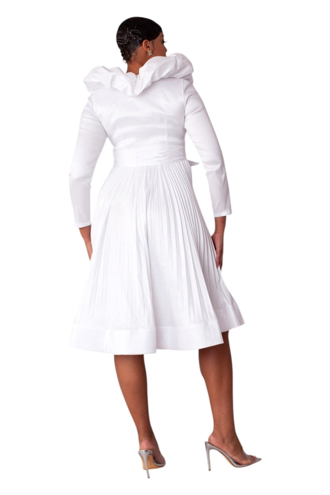 Ruffled Pleated Dress - 9770 - Especially Yours