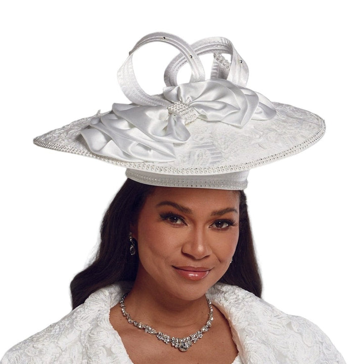 ruffled soutache church hat ey boutique