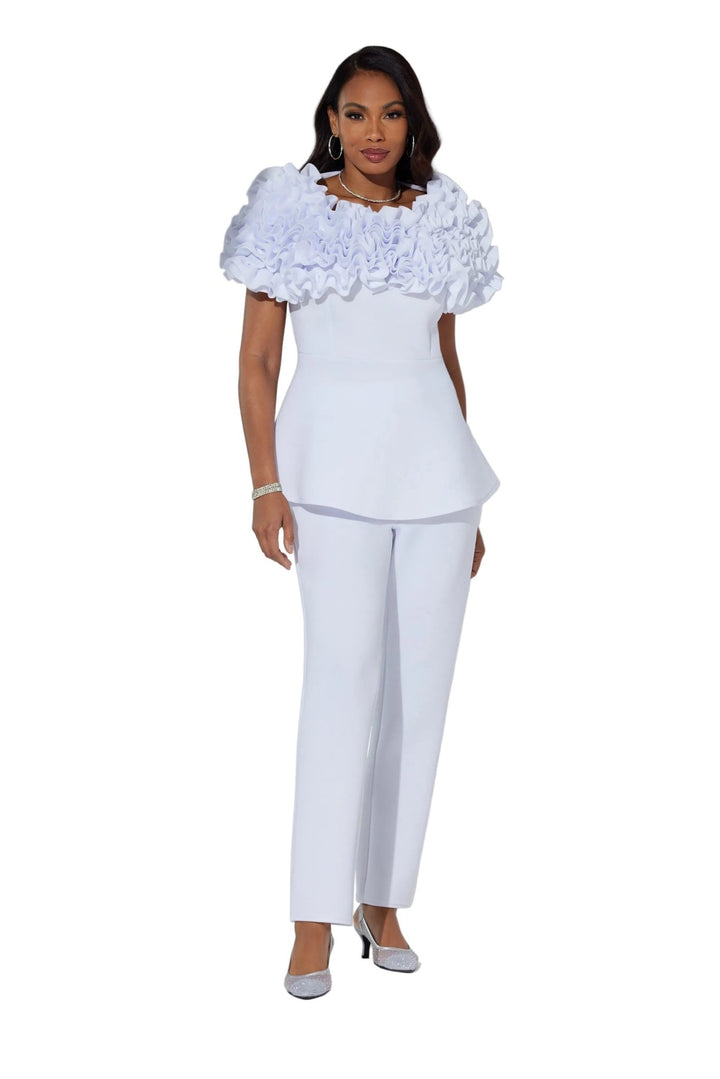 ruffles of roses front view