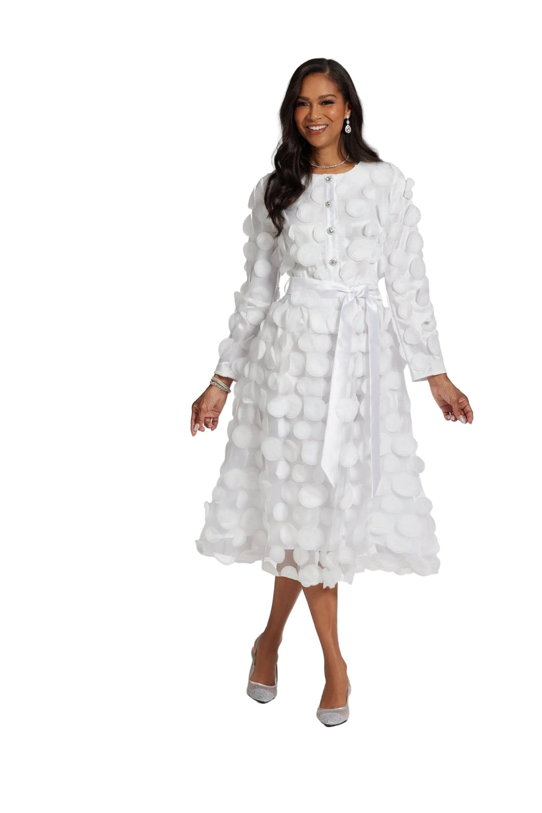 sheer shirt dress white Dyer Sheer Sleeve Mini Dress White