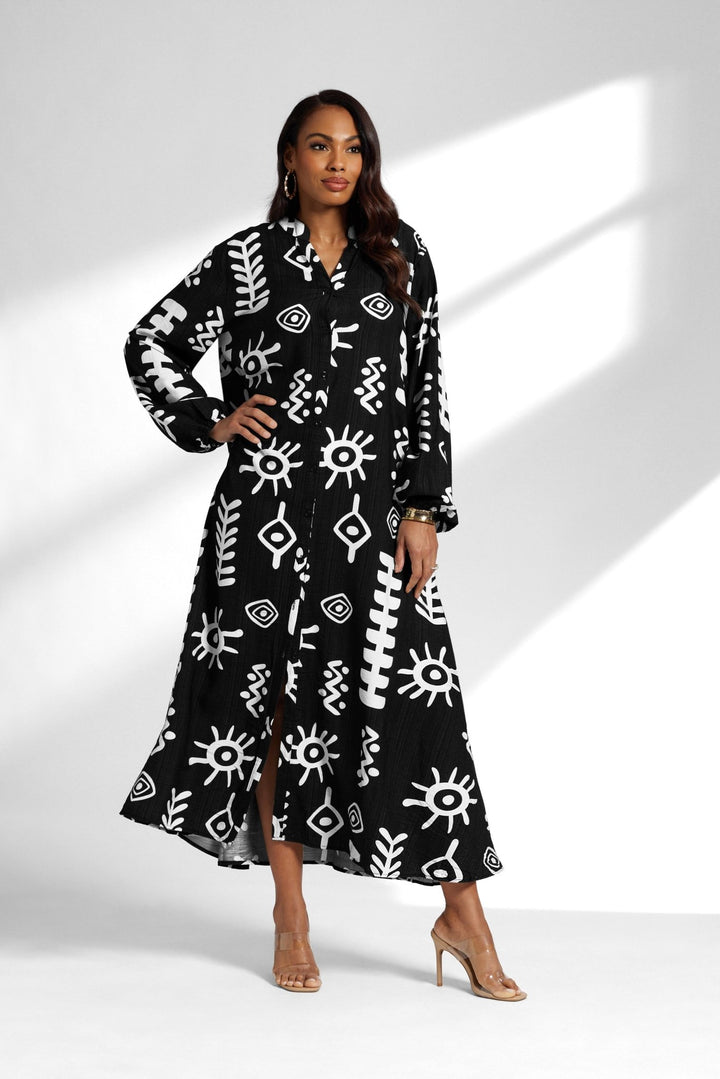 shirtdress front view women